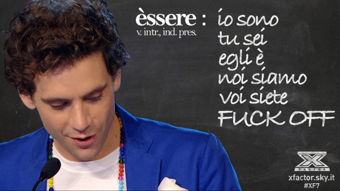 #XF7 verbo essere MIKA
