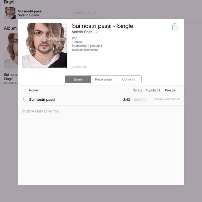 valerio scanu sui nostri pazzi itunes