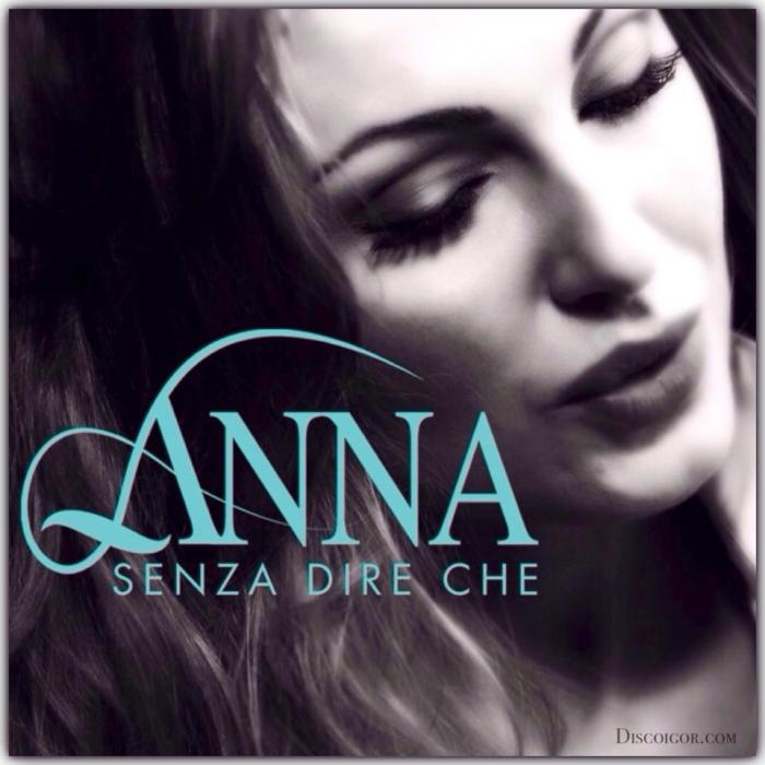 anna tatangelo senza dire che copertina cover
